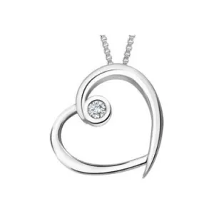 "DIANNA" DIAMOND HEART PENDANT