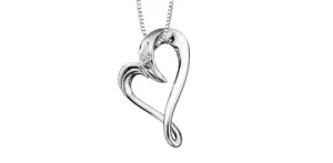 "OLIVIA" Canadian Diamond Heart Pendant