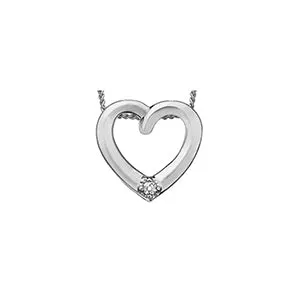 "ZOE" DIAMOND HEART PENDANT