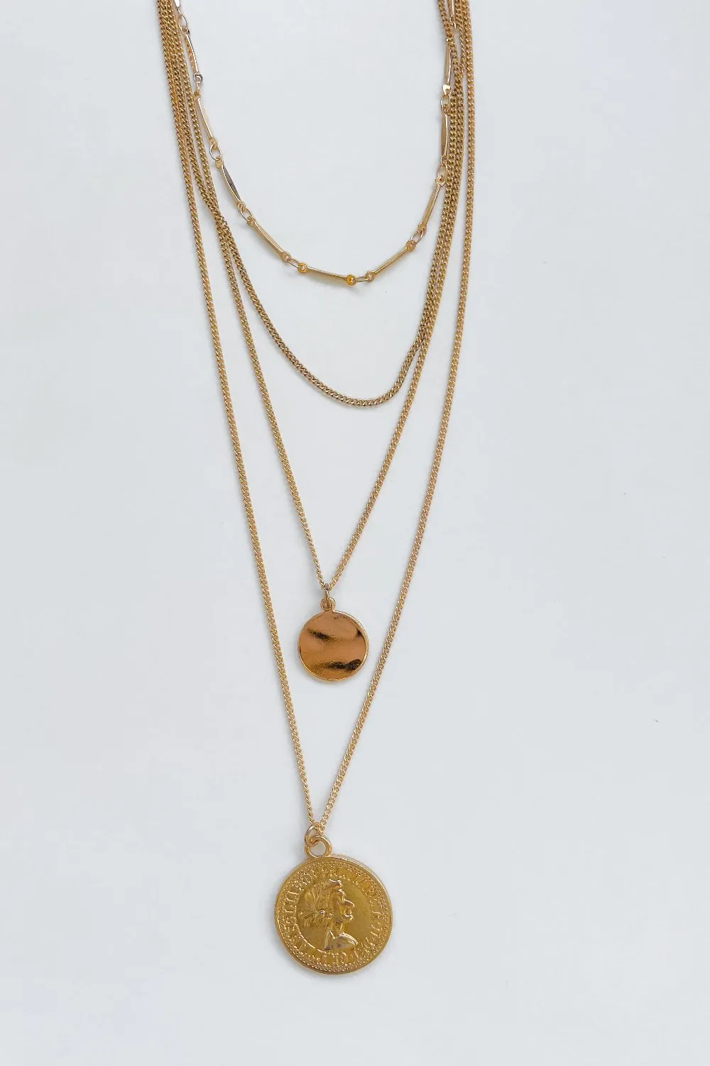 Roman Holiday Layered Necklace - Gold