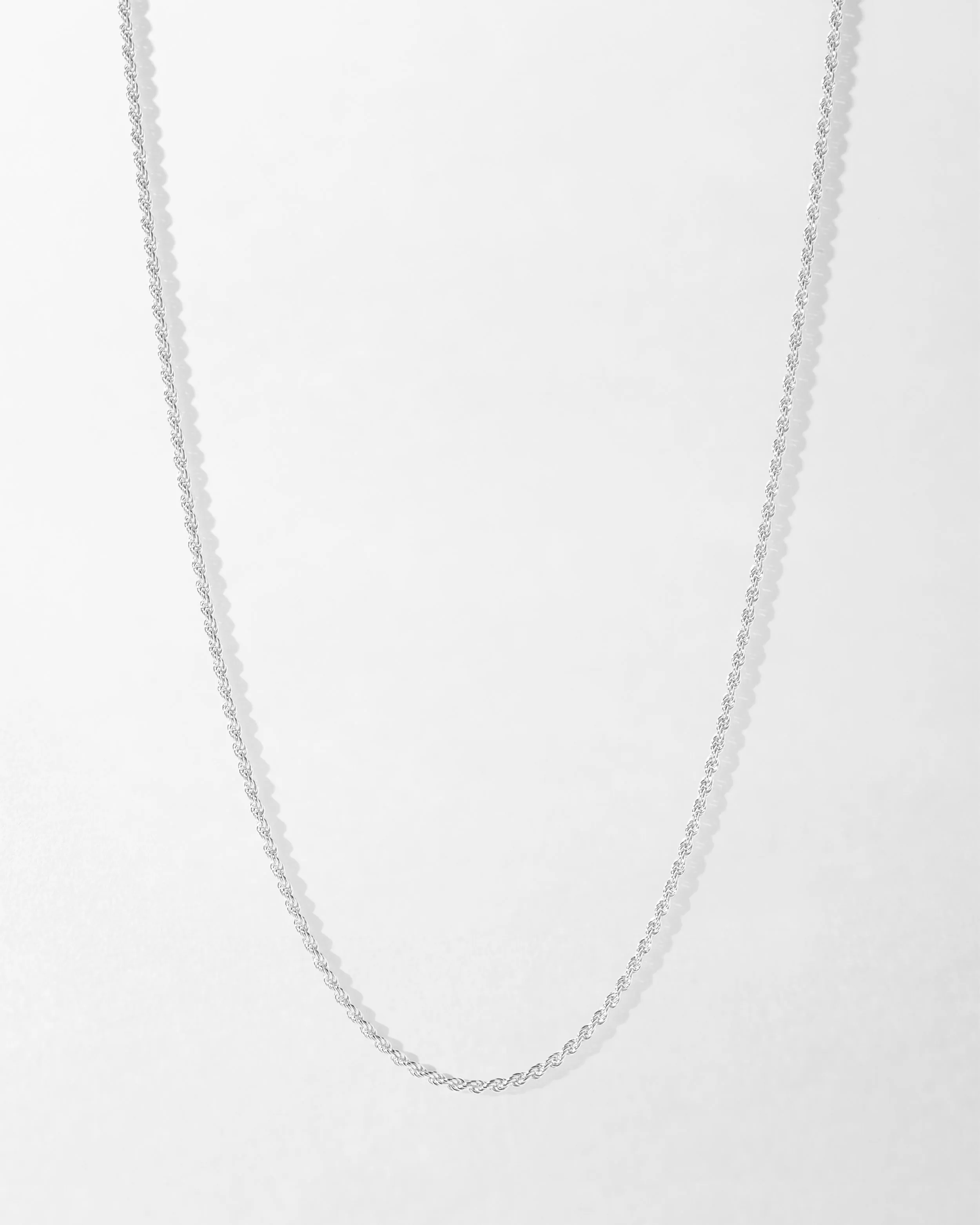 Rope Chain Necklace - Silver