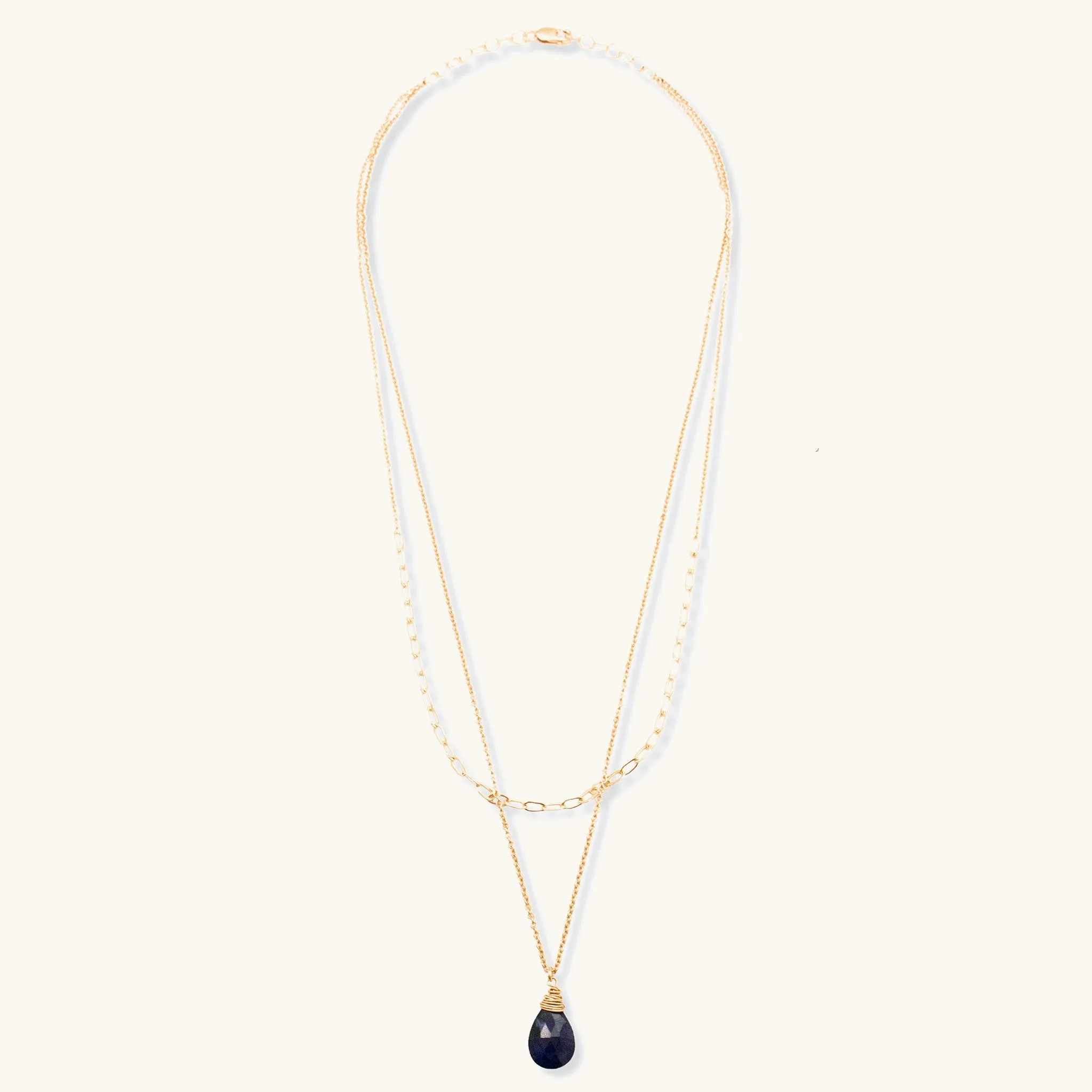 Sapphire Trellis Necklace