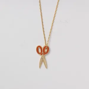 Scissors Pendant Necklace