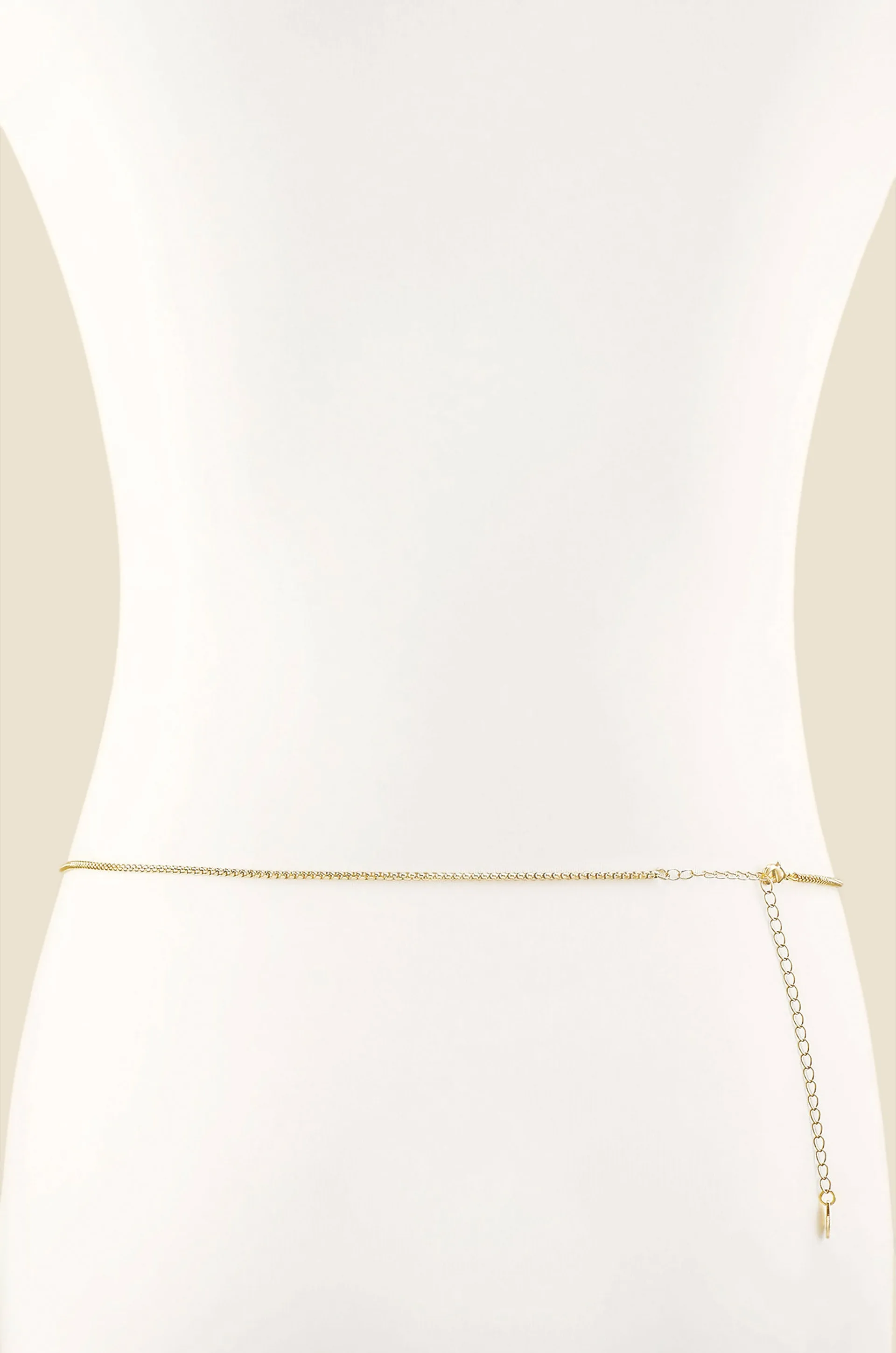 Single Strand Gold Plated Body Chain