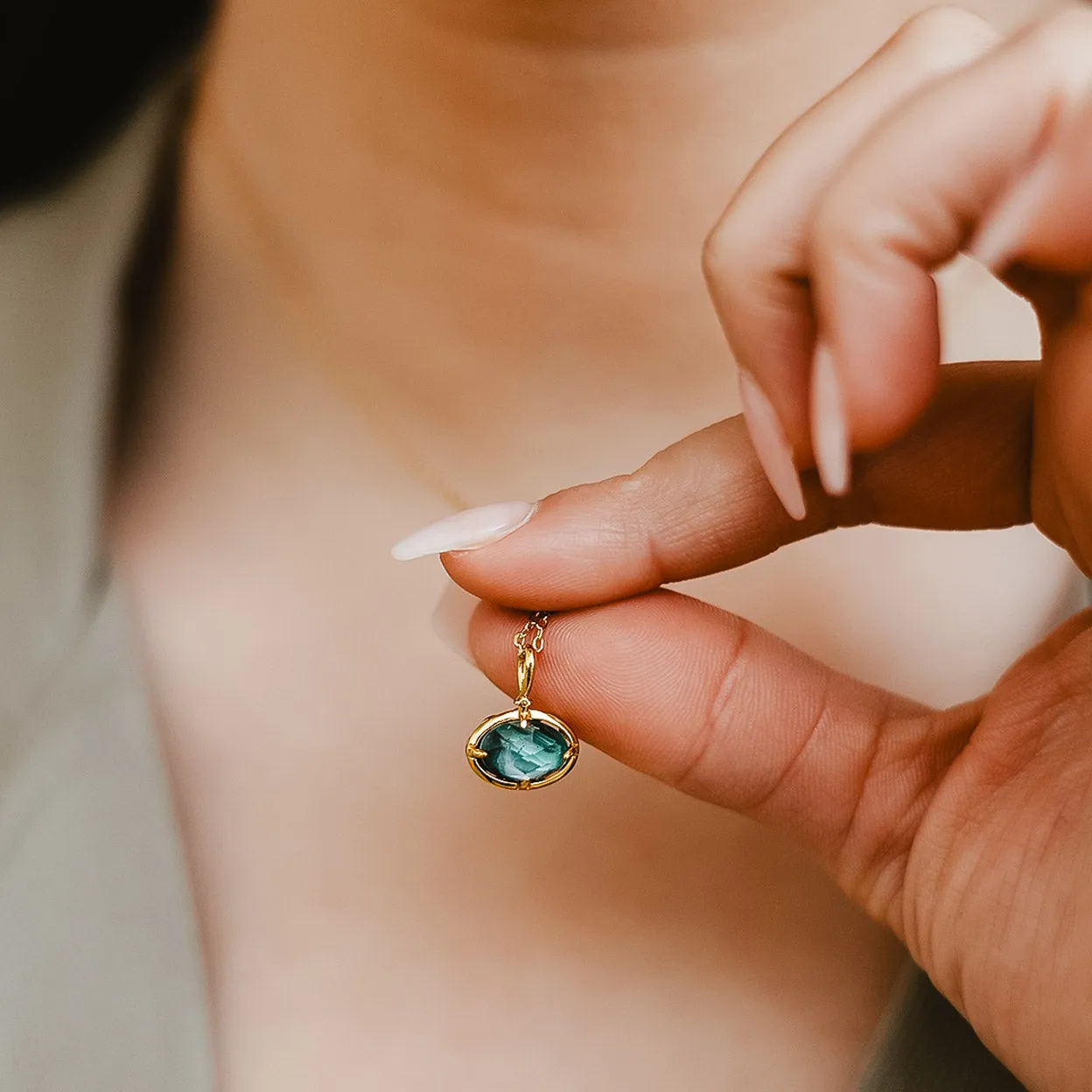 Skye Malachite Necklace