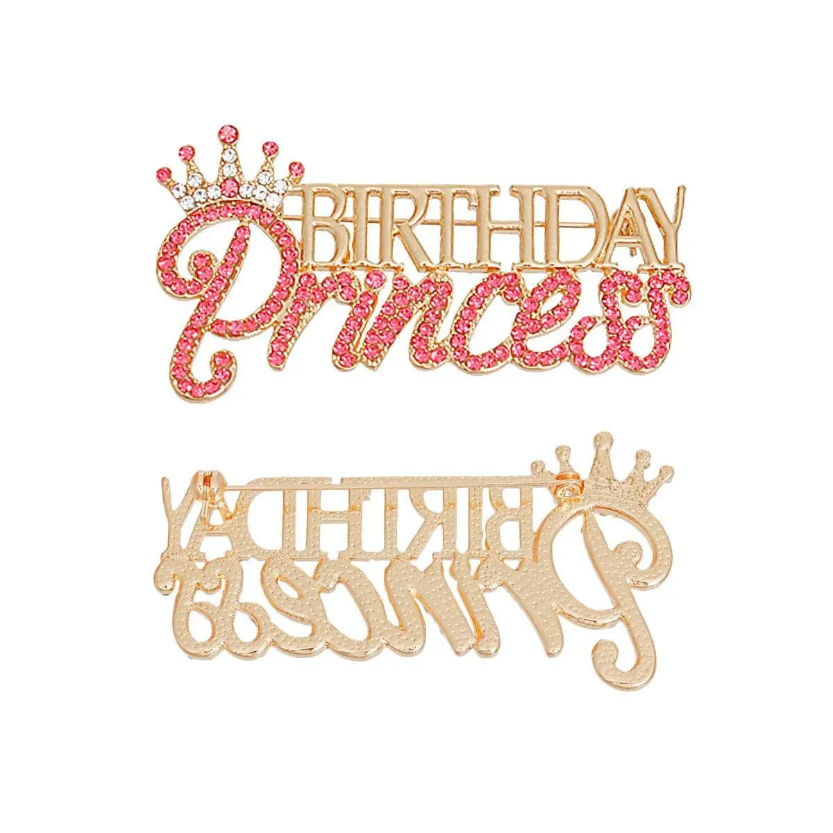 Sparkling Women's Birthday Princess Brooch - Embrace Your Royalty!