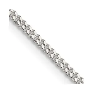 Sterling Silver 1.75mm Curb Chain Necklace