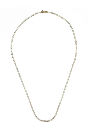 SYDNEY SOIRÉE  2MM TENNIS NECKLACE 42CM GOLD