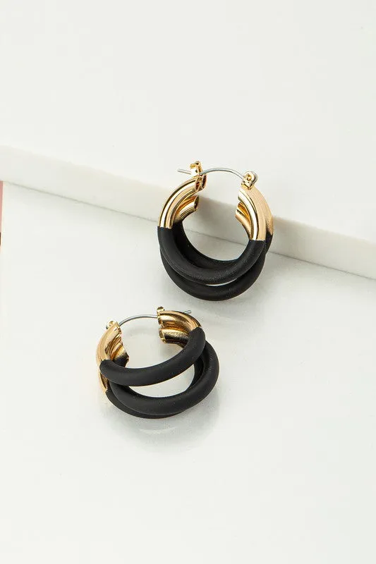 TEEK - Triple Tube Hoop Earrings