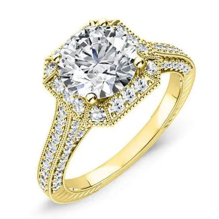 Wallflower - Round Lab Diamond Engagement Ring (IGI Certified)