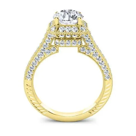 Wallflower - Round Lab Diamond Engagement Ring (IGI Certified)