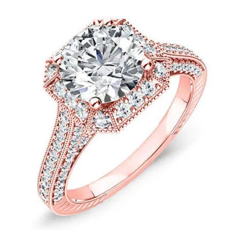 Wallflower - Round Lab Diamond Engagement Ring (IGI Certified)