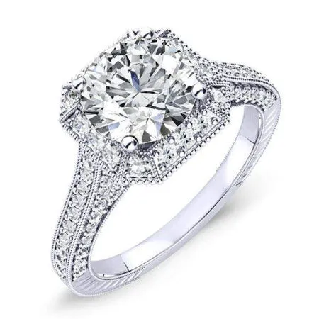 Wallflower - Round Lab Diamond Engagement Ring (IGI Certified)